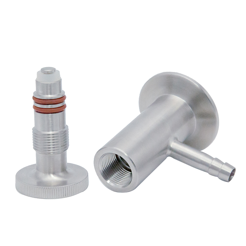 Matte Ordinary Tri Clamping Manually SS304 SS316L Sampling Valves for Beer