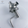 Hygiene OD38.1MM SS304 SMS 20 Model Manual Butt Welded End Diverter Valves