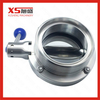 DIN Standard Stainless Steel Ss304 Sanitary Weld Thread Butterfly Valves