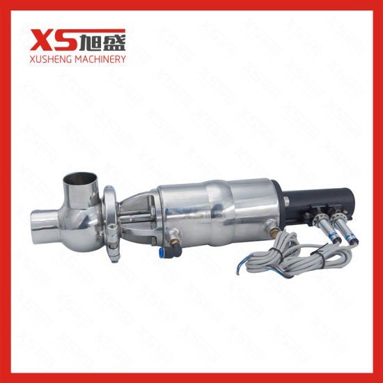 Stainless Steel Sanitary Pneumatic Divert Single Seat Valve