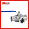 Stainless Steel Sanitary Clamp T Port Ball Valves