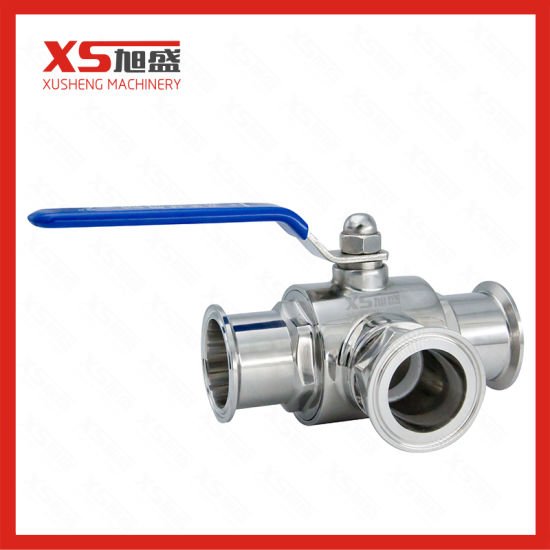 Stainless Steel Sanitary Clamp T Port Ball Valves