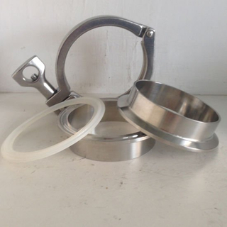 Stainless Steel Ss304 Food Grade Complete Ferrule Clamp