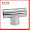 Stainless Steel SS316L Sanitary SMS Welded Equal Tee