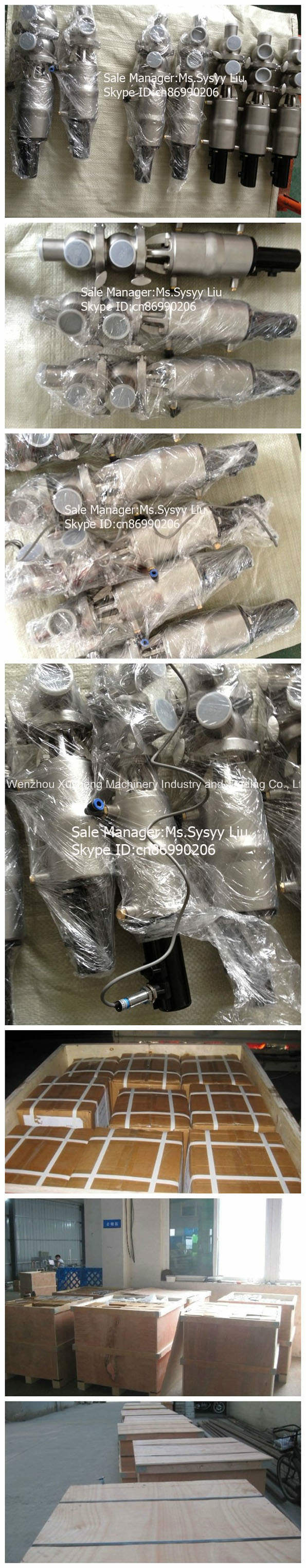 Sanitary Stainless Steel SS304 SS316L L Pneumatic Divert Flow Valve