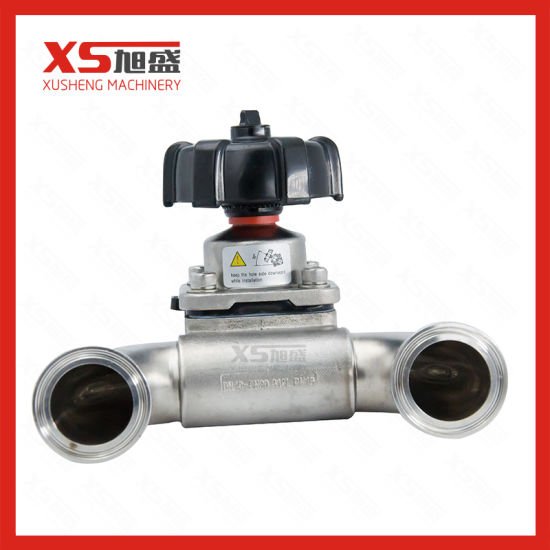 Stainless Steel Pharmaceutical U-Type Diaphragm Valve with PTFE + EPDM