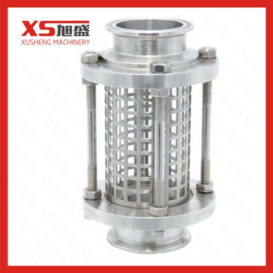 Stainless Steel Sanitary Clamp Sight Glass with Steel Net