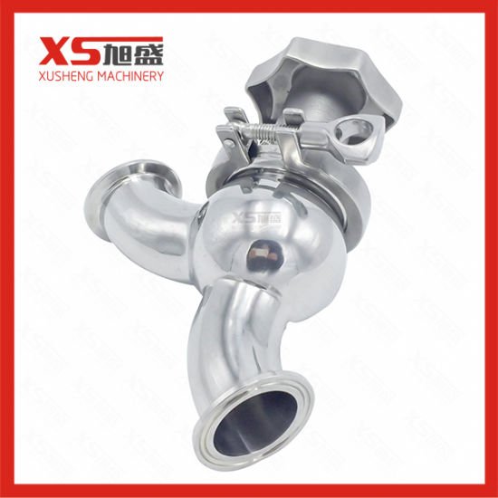 Stainless Steel Manual Flow Regulating Valve with Clamp Ends