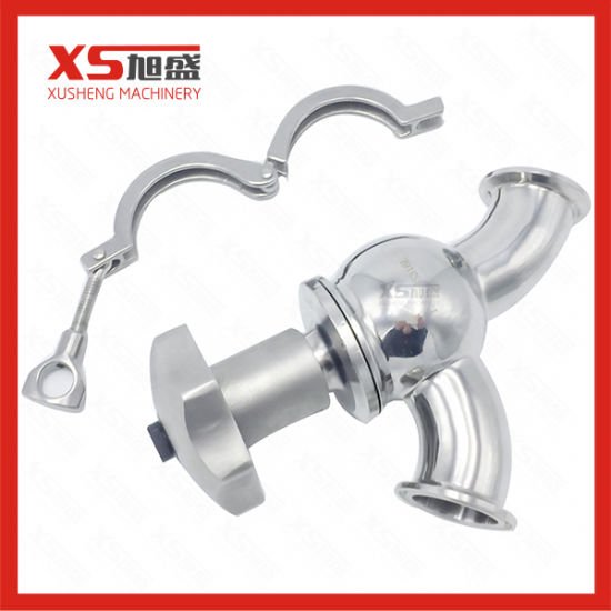 Stainless Steel Manual Flow Regulating Valve with Clamp Ends