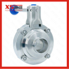 SS316L Stainless Steel Butt-Welded Butterfly Ball Valve