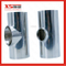 SS304 SS316L Stainless Steel Sanitary Short Equal Tee