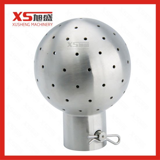 Dn50 Stainless Steel Ss304 Hygienic Weld Fixed Cleaning Ball