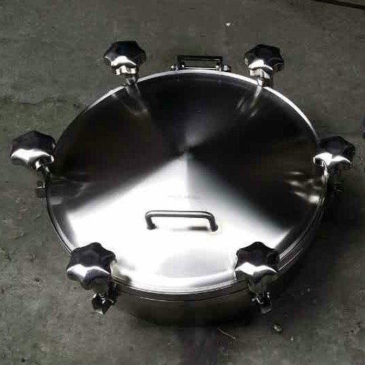 40cm Sanitary Pressure Round Manhole Covers (Stainless Steel 6hands)