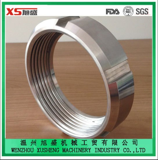 DIN11850 Stainless Steel AISI304 AISI316L Sanitary Round Nut