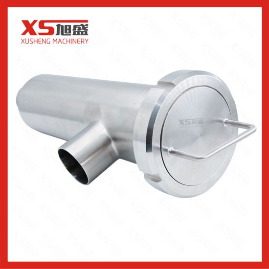 Dn100 AISI304 Stainless Steel Food Grade Angle Type Strainer