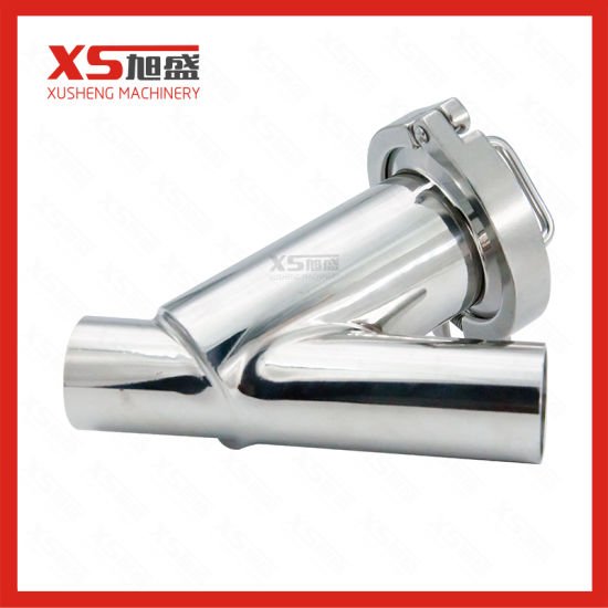 Dn40 Stainless Steel Ss316L Y Modle Clamp Sanitary Filter Strainer