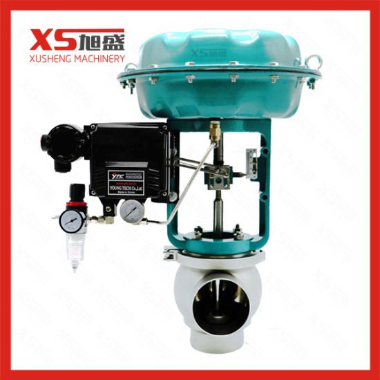 Stainless Steel Automatic Membrane Control Valve with 4~2mA Positioner