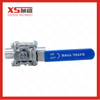 Stainless Steel SS316L Sanitary Three Pieces Ball Valve with Welding Ends