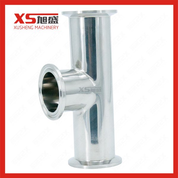 Sanitary Stainless Steel Tc Clamping Short Tee