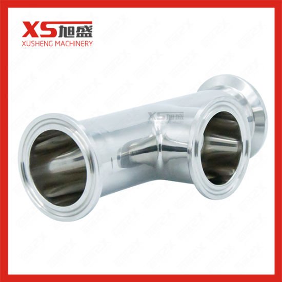 Pipe Fitting Stainless Steel Hygienic Welded Reducing Short Tee