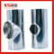 Stainless Steel Sanitary SS304 SS316L Short Equal Tee