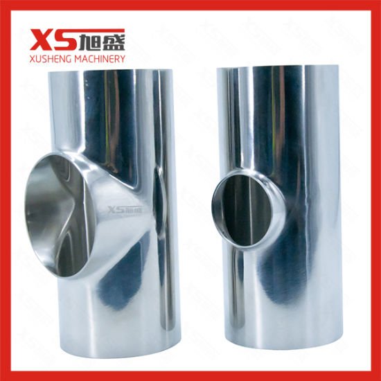 Stainless Steel Sanitary SS304 SS316L Short Equal Tee