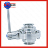 Stainless Steel SS304 Dn20-Dn100 Tc Tri Clamping Butterfly Ball Valve