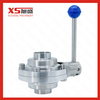 38.1mm Stainless Steel SS316L SMS Hygienic Sanitary Butterfly Valves