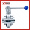 25.4mm Stainless Steel Ss304 Sanitary SMS Butterfly Valves