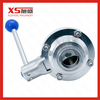 25.4MM Stainless Steel ss304 Hygienic Triclamp Butterfly Valves