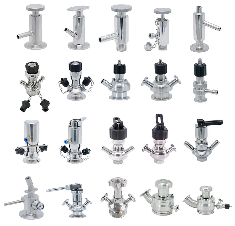 Pictures of Stainless Steel Sanitary Sampling Valves