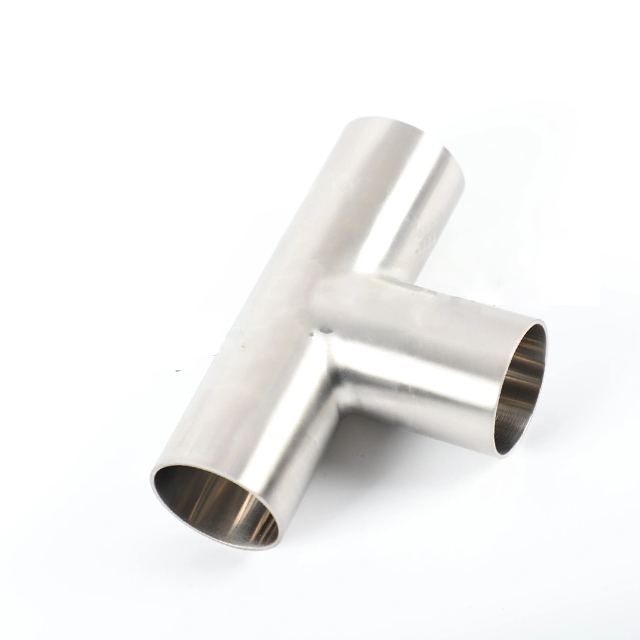 Sanitary Stainless Steel Long Reduce Pipe Fitting Tee