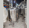 Food Grade Stainless Steel Food Liquid Gel Mixer Cool Heat Jacket Mixing Tank
