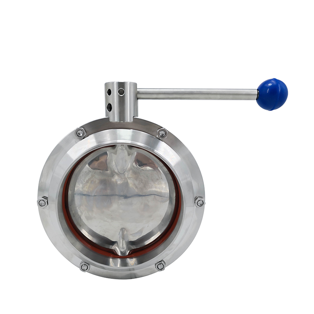 6 inch Clamp Sanitary Butterfly Valve for Alcohol