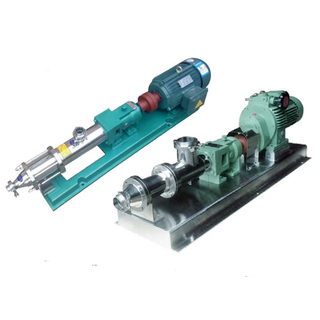6bar Stainless Steel Sanitary Hygienic One Stage Single Screw Pump with Stepless Variator Motor 