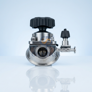 Sanitary Stainless Steel Control Valve 1.5inch SS316L SMS Manual Clamp Tank Bottom Diaphragm Valve with EPDM and PTFE Diaphragm