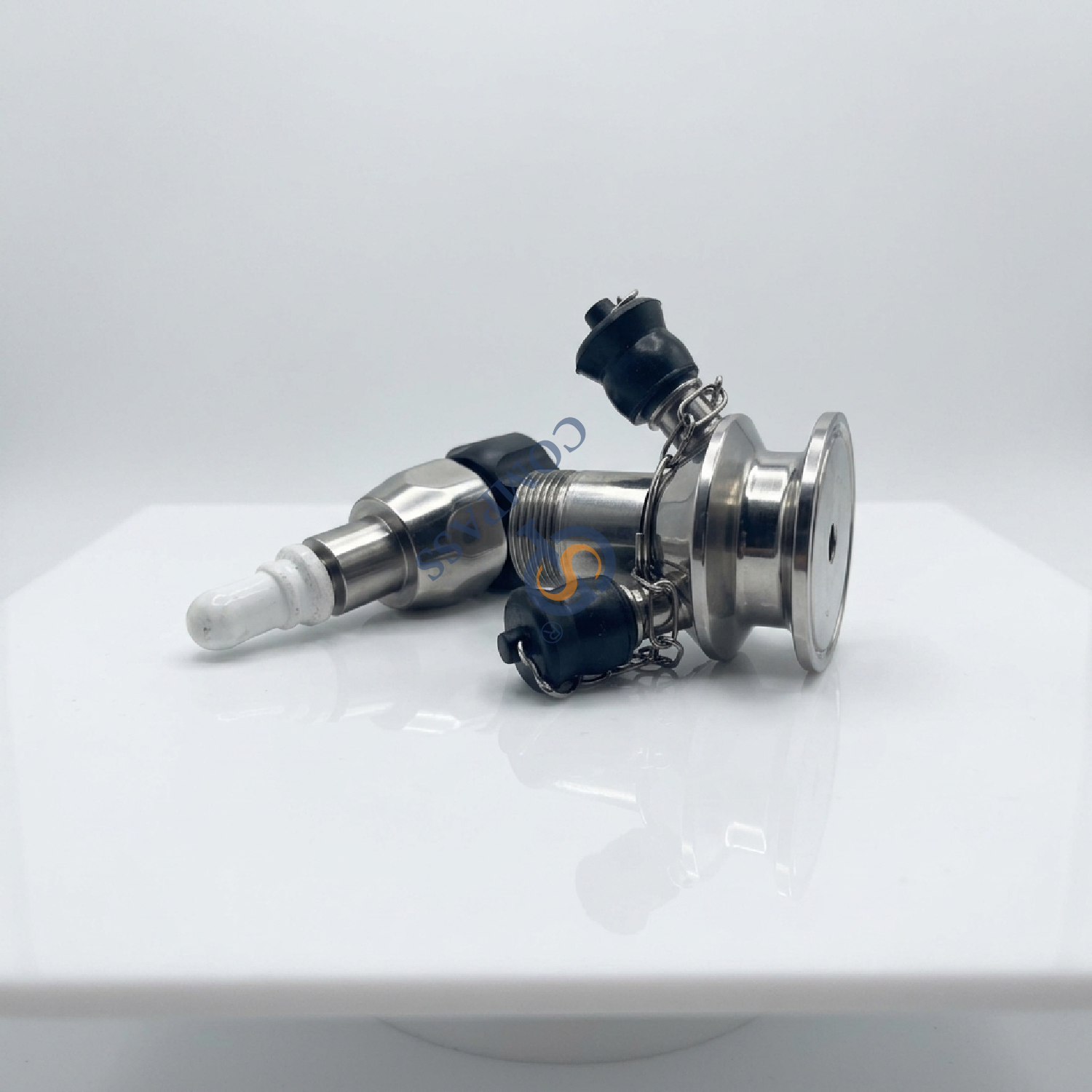 SS316L DN10 TC25.2MM Microbiology Clamping Sampling Valve with Silicone Gasket