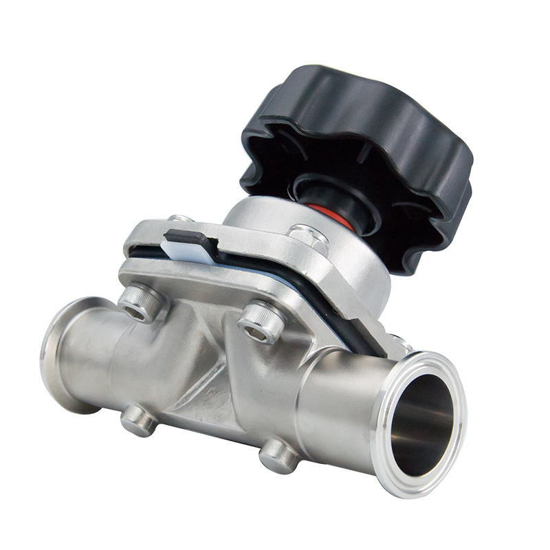 2Inch 50.8MM High Quality Sanitary Hygienic Stainless Steel SS316L SMS Clamp Straight Diaphragm Valve
