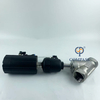 Pneumatic SS304 BSPT Female Threaded Angle Seat Valve with 4-20MA Control Head
