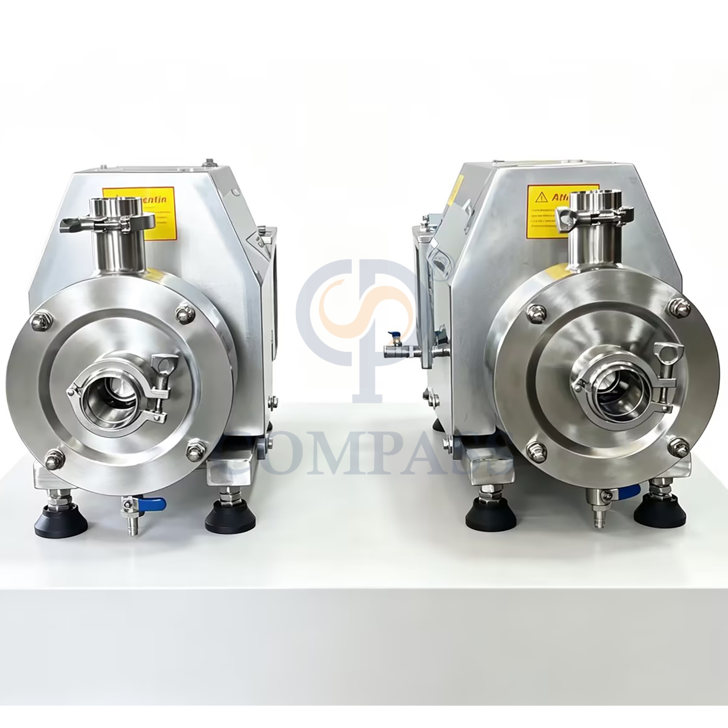 380V 50HZ 3P 4kw SS304 Sanitary Food Grade TRL-1 Pipeline High Shear Dispersing Emulsifier with China Motor and Water Pump Tank