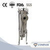 SS304 Stainless Steel Hygienic Side Entry Bag Filter with Plate Cover