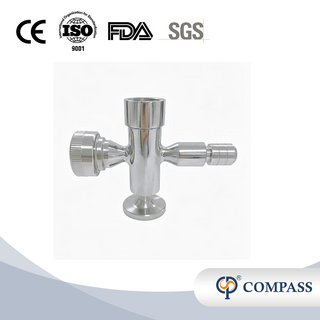 High Quality 1/2Inch Liquid Level Valve Sanitary Stainless Steel SS316L BSPP Female Thread Bottom Level Gauges for Storage Tanks