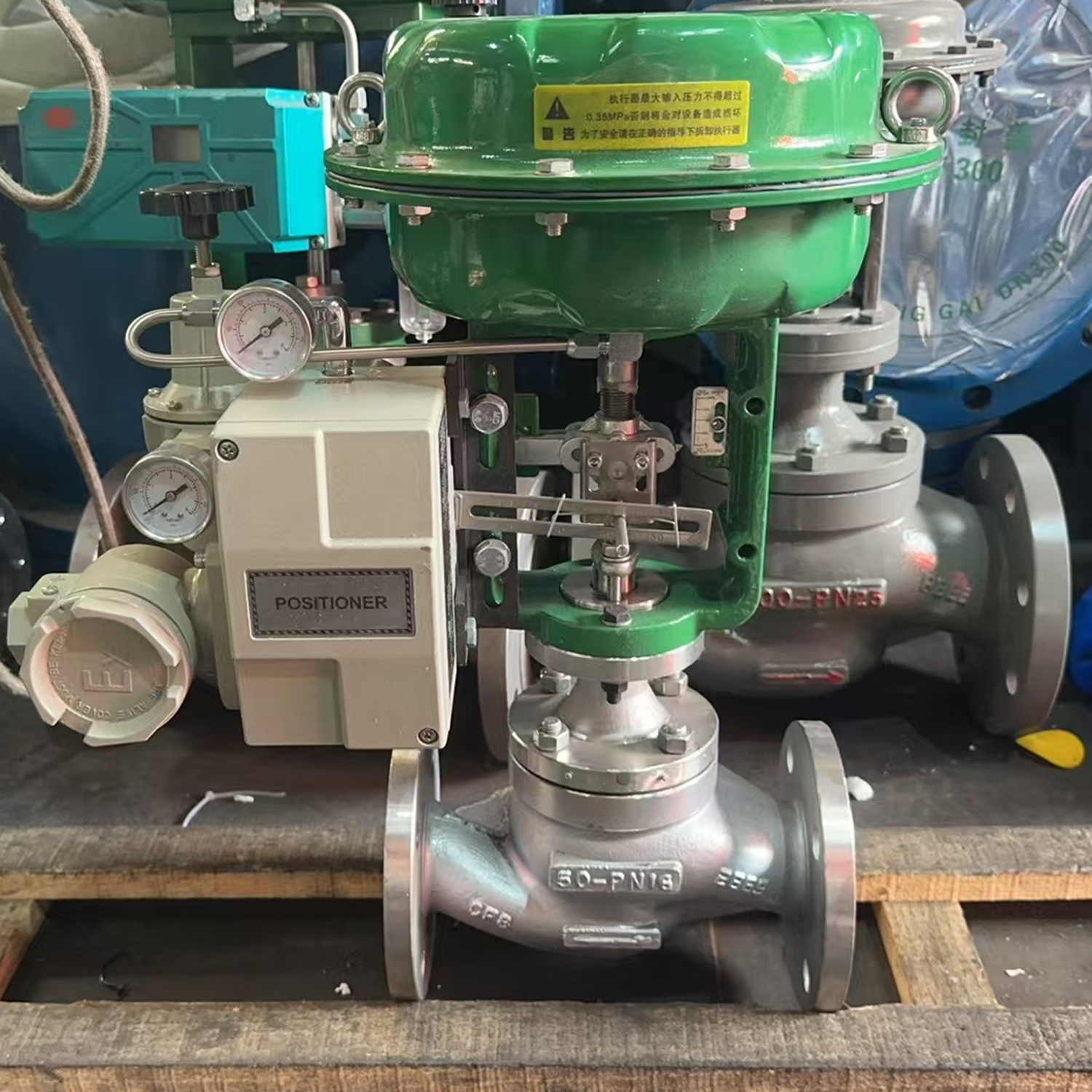 DN25-DN400 I SS304 Stainless Steel Industrial Grade Steam Pneumatic Modulating Valves with Positioner