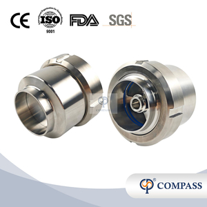 High Quality Flange Stainless Steel SS316L Food Grade Sterile Sanitary Grade DIN Union Check Valve