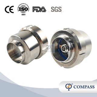High Quality Flange Stainless Steel SS316L Food Grade Sterile Sanitary Grade DIN Union Check Valve