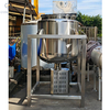 INSIDE AND OUTSIDE MIRROR POLISH SS304 NO PRESSURE 500L STEAM JACKETED MIXING TANK WITH INSULATION LAYER