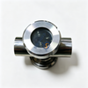 DN40 Stainless Steel SS304 Inline Sterile Four Ways Cross Sight Glass for the Tank