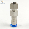 DN15 Sanitary Stainless Steel SS304 BS Single Clamp Female Threaded Union