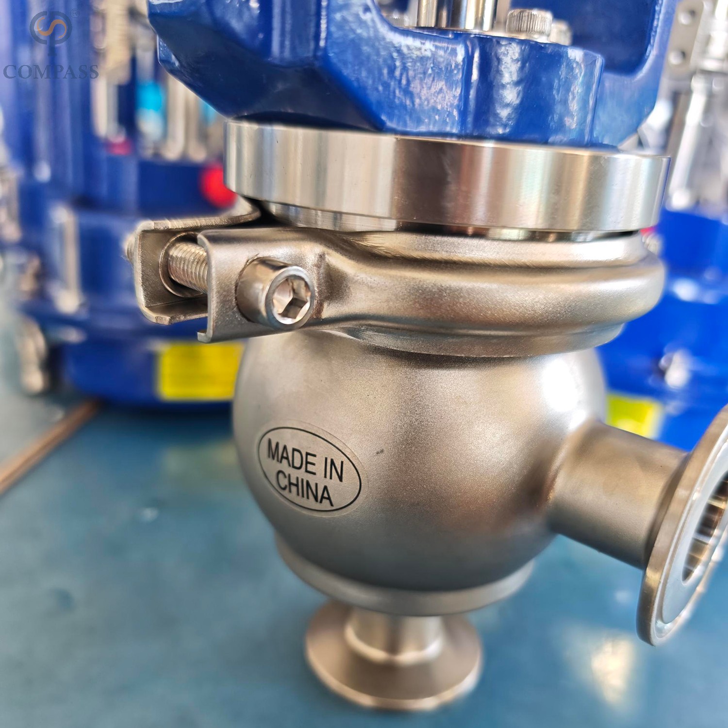 25.4mm-Mt1 SS316L Sanitary Electro-Pneumatic Tc Diaphragm Flow Regulator Valve Without Positioner