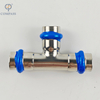 DN15 Sanitary Stainless Steel SS304 Equal Tee Press Fitting